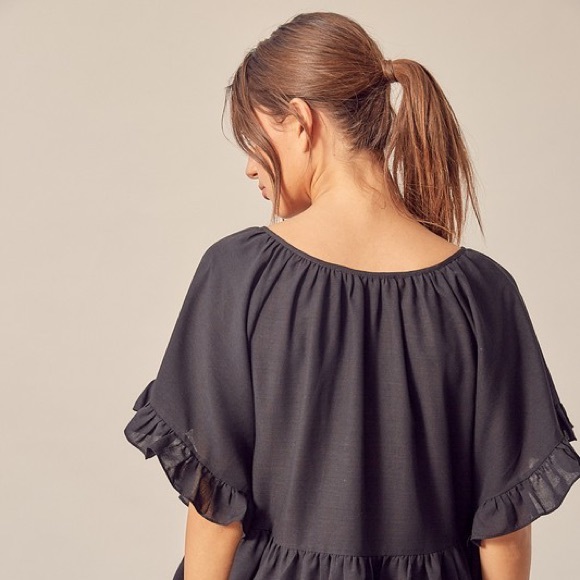 Tiered Ruffle Swing Top - Picture 4 of 6